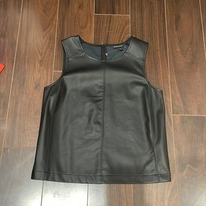 BNWOT Banana Republic Faux Leather Tank